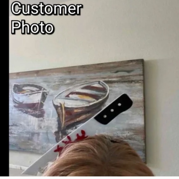 4Pcs Halloween Headbands Weapon W/Blood Headbands - Picture 4 of 5